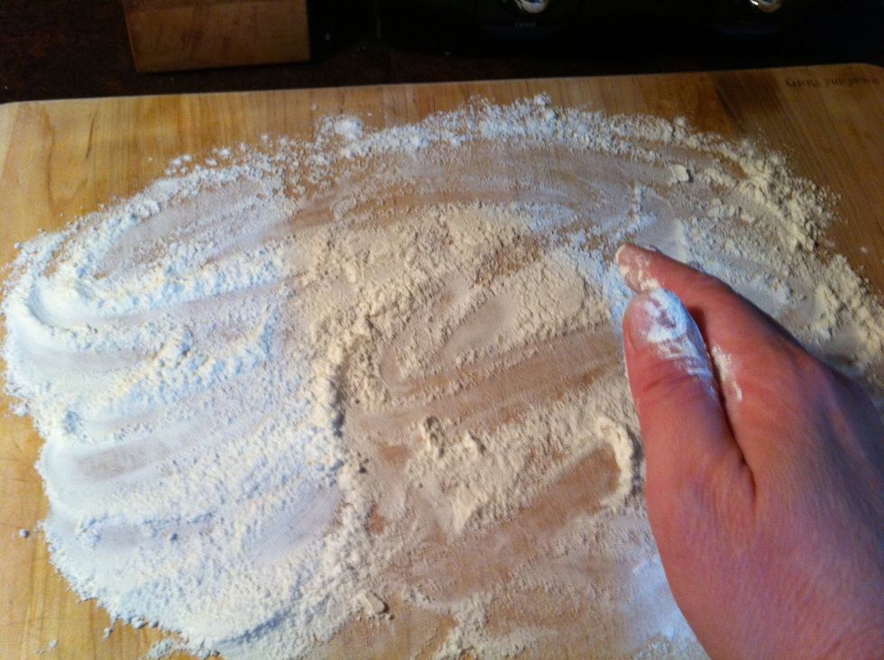 Helps the sticky dough more manageable.