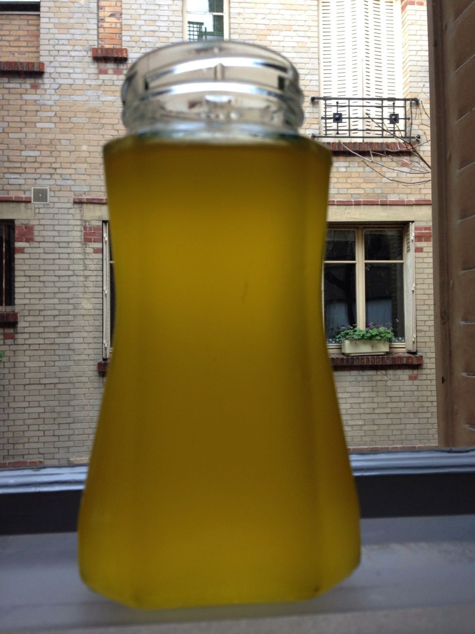 Here. After 1 hour (depends on climate) it started to become opaque.