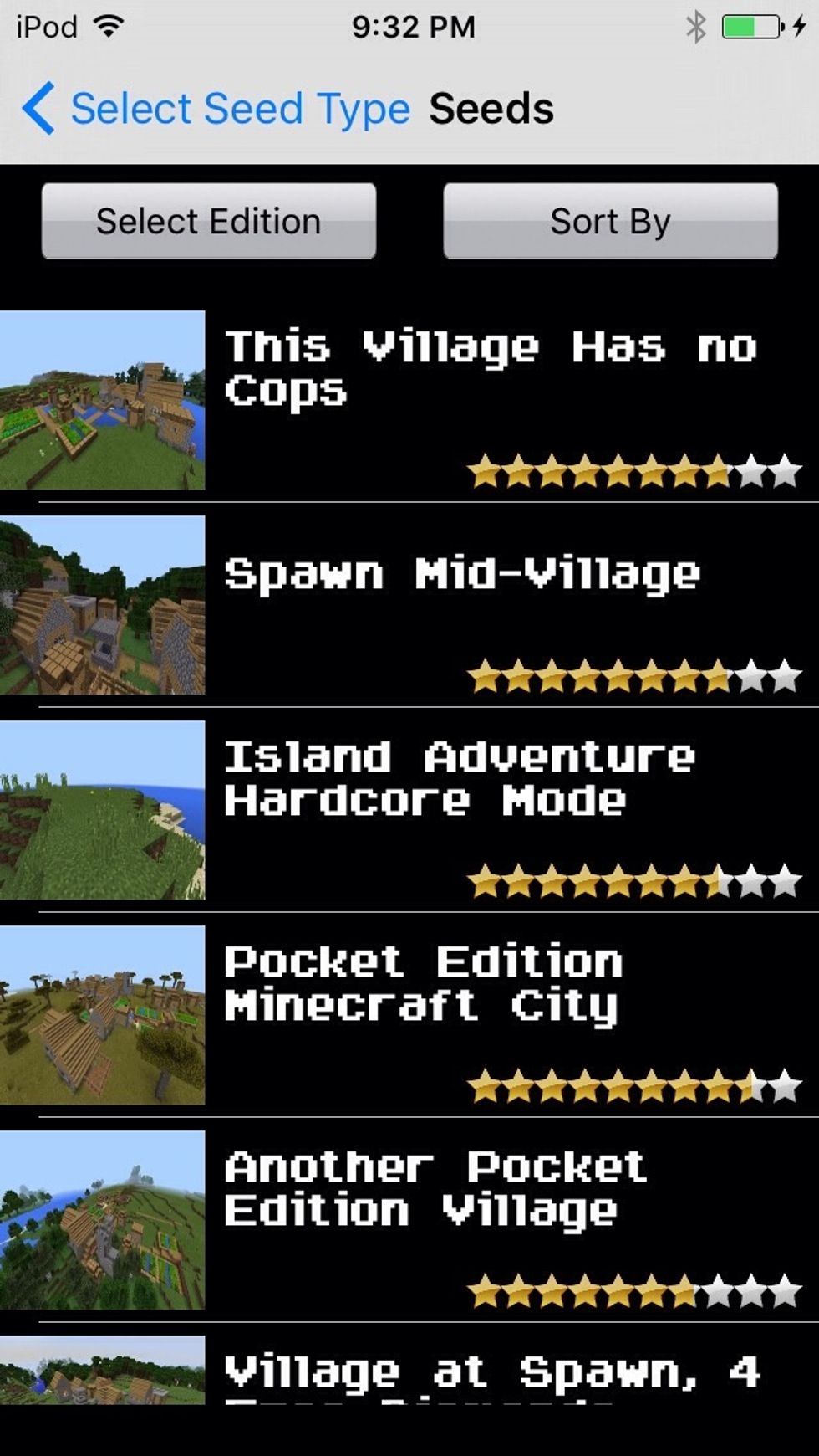 Here all the village seeds for PE PC and Xbox