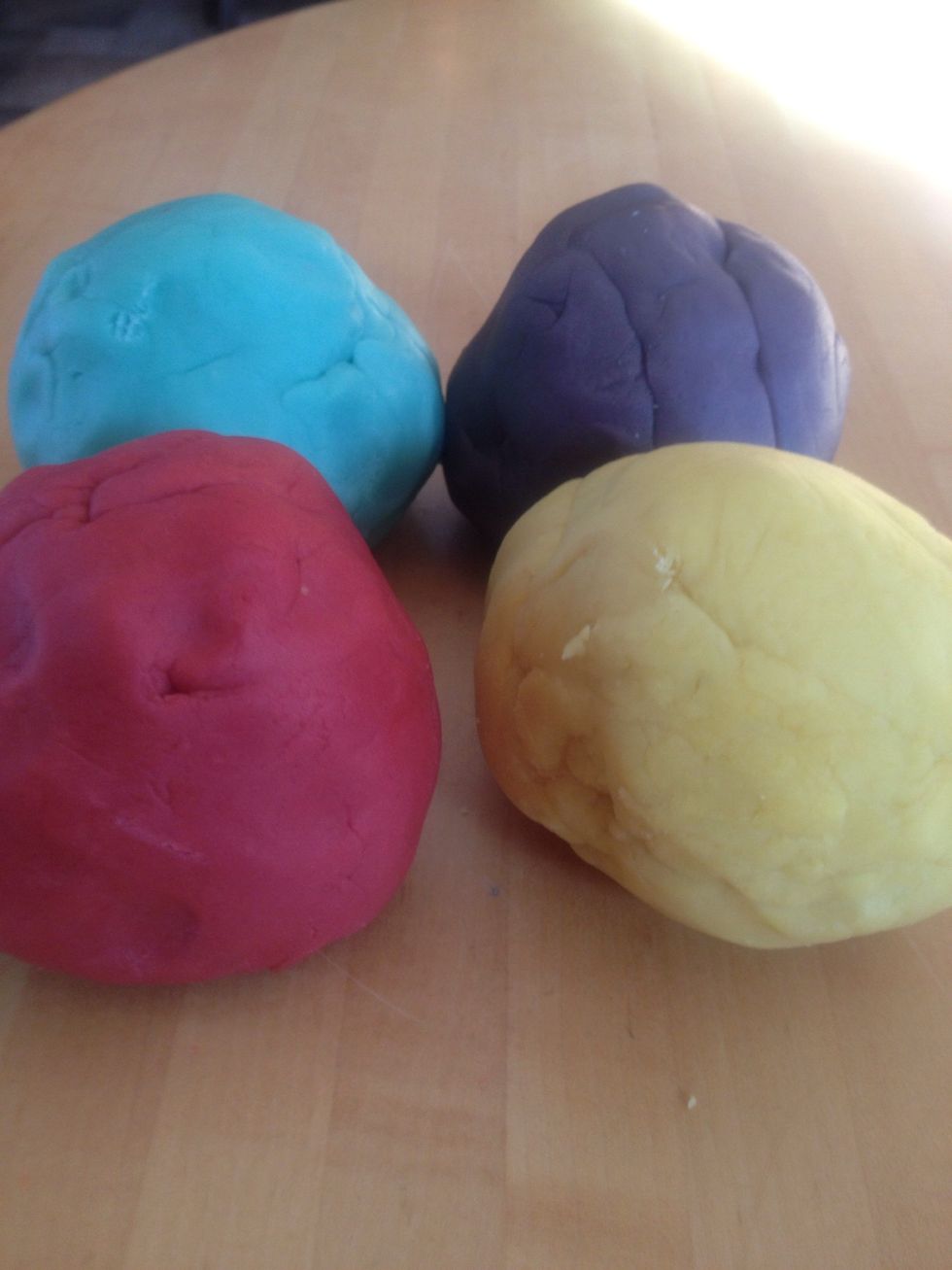 Here are all of my play dough balls. I hope you enjoyed watching. And I hope you try this out!