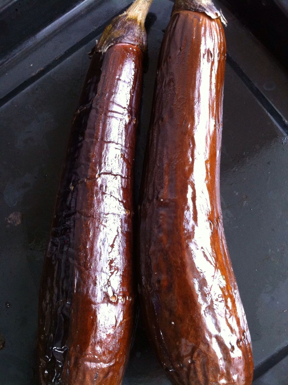 Here are "blushful" eggplants. \ud83d\ude09