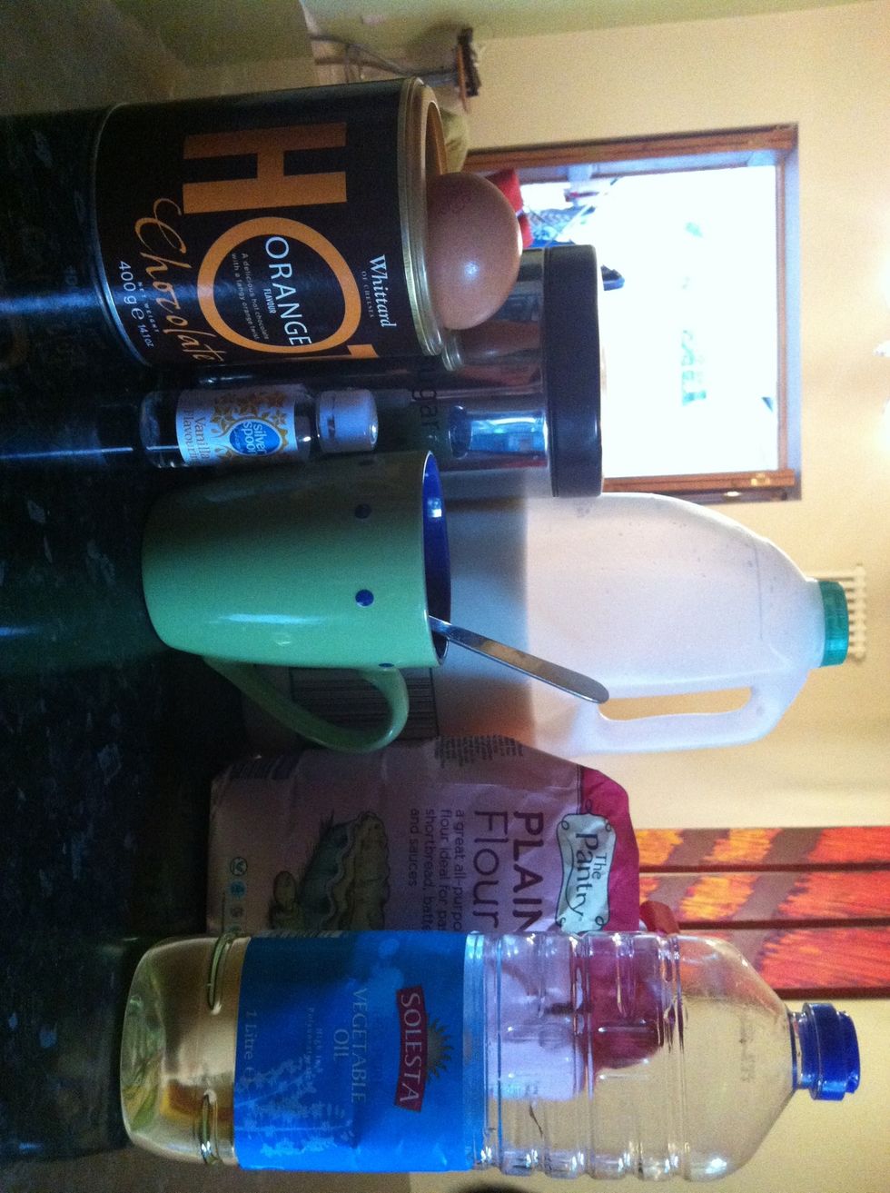 Here are my ingredients