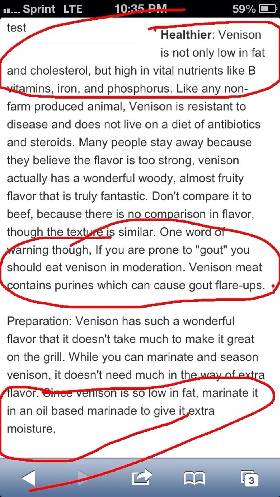 Here are some helpful tidbits on venison \ud83d\ude09