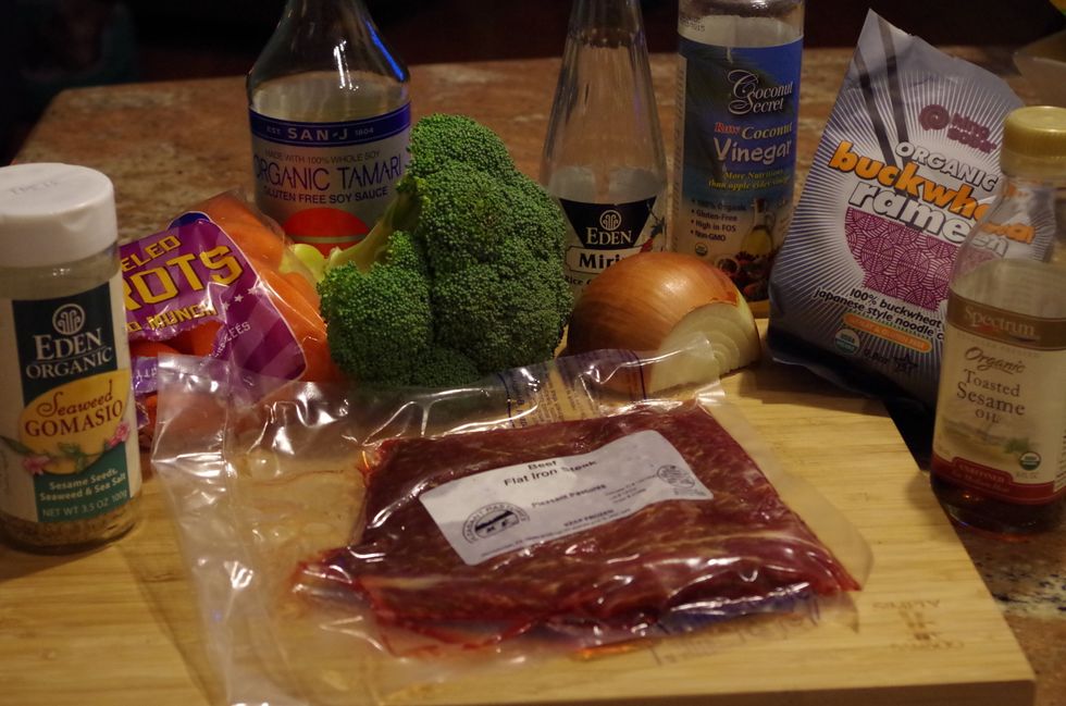 Here are some ingredients you can use for your stir fry, but you can mix it up however you want.