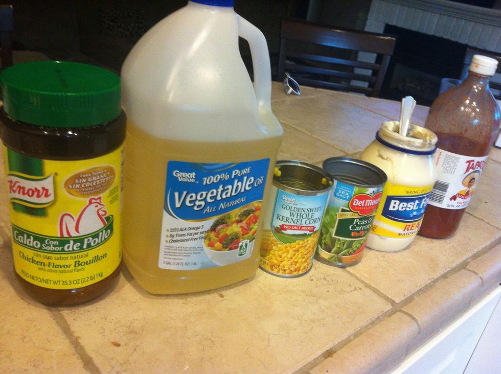 Here are some of the ingredients that I used. You may substitute with any similar.