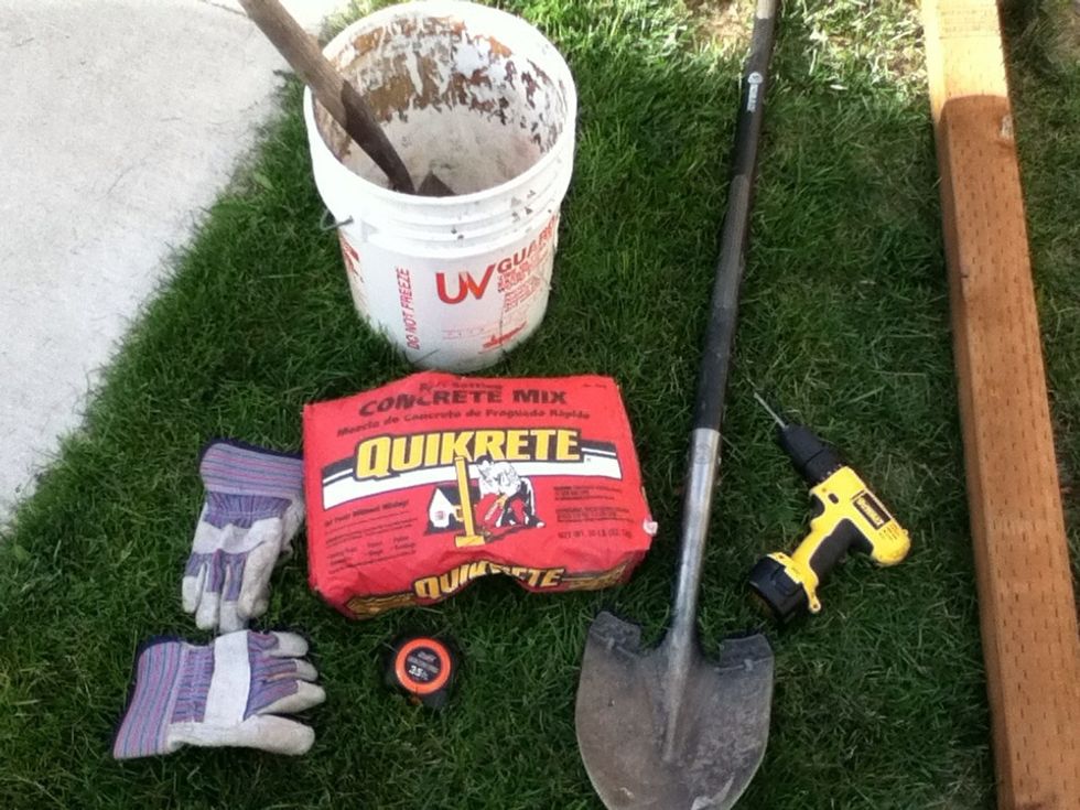 Here are some of the items needed.