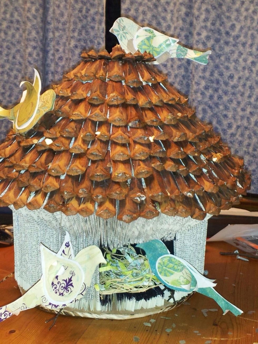 Here are some that I made in my book birdhouse project! (Which I made a tutorial for too :D) Enjoy! Please feel free to ask questions or give comments/suggestions! Thanks!