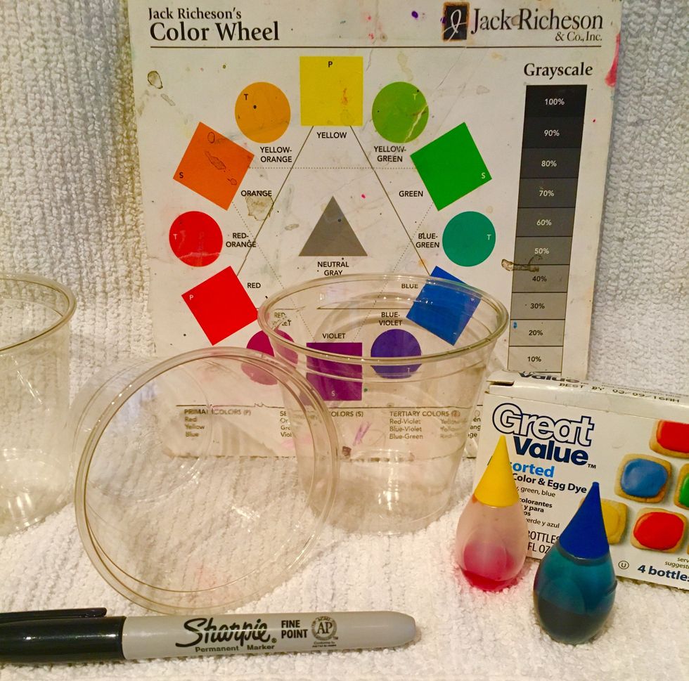 Here are the basic materials you will need. Most of these you can already find in your art room.