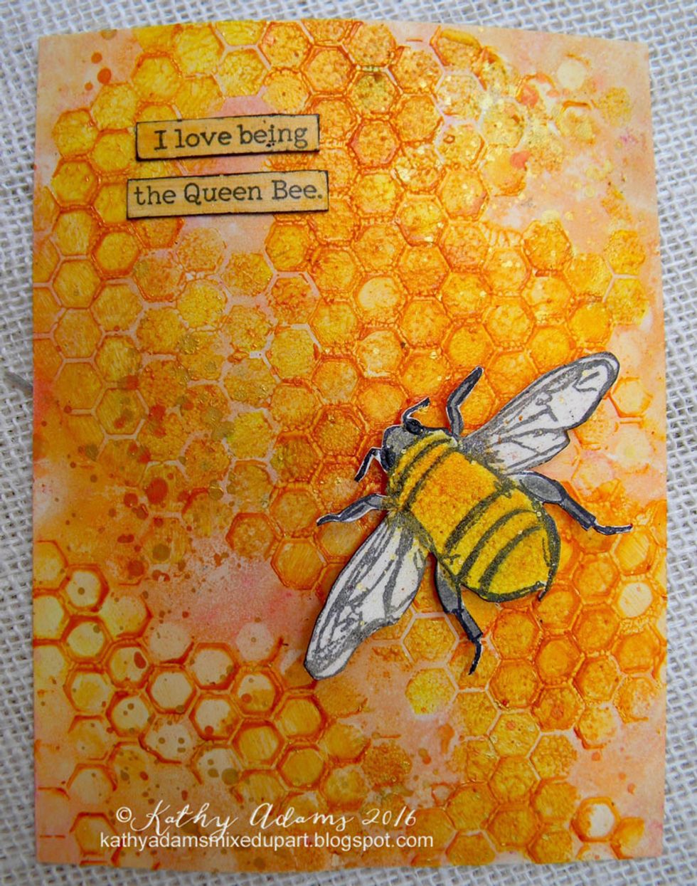 Here are the completed cards.