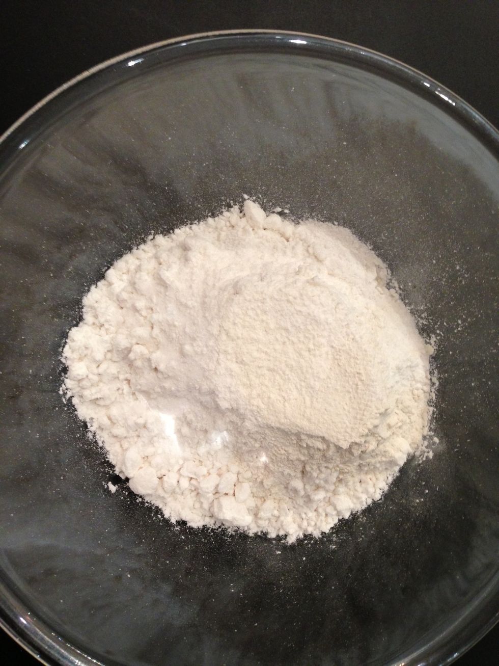 Here are the dry ingredients