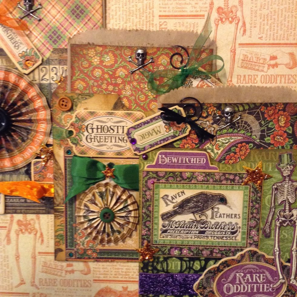 Here are the finished bags I created. They are so pretty, they're a gift in themselves!