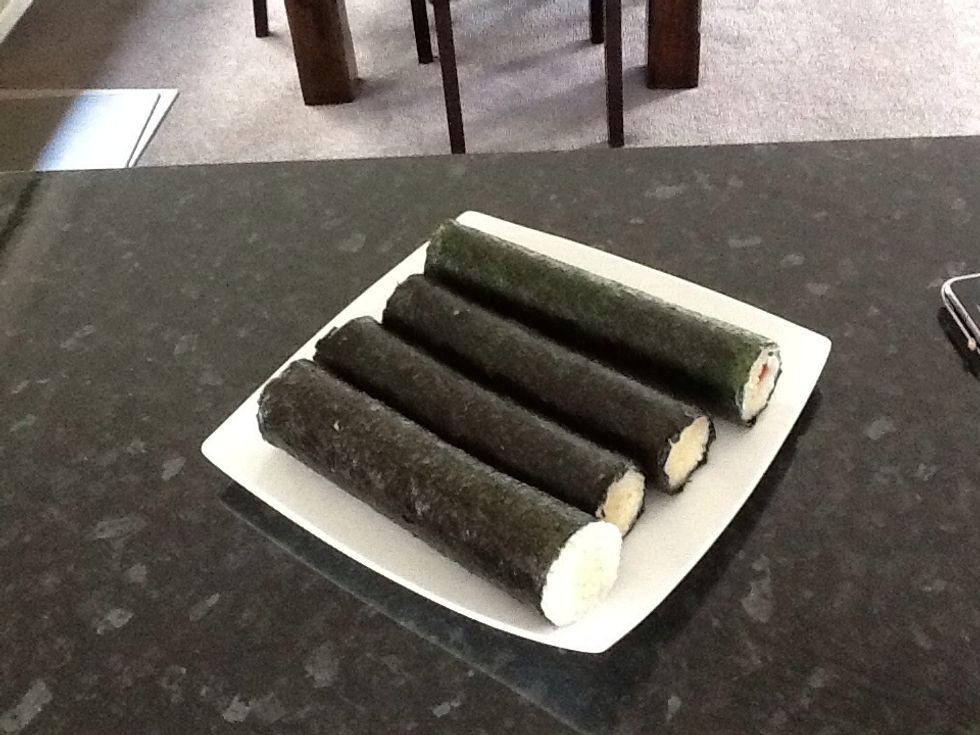 Here are the four I made, now slice and enjoy!