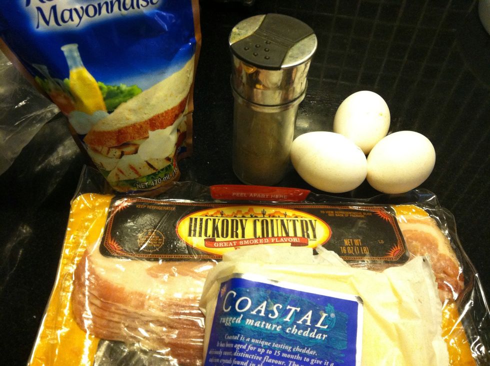 Here are the ingredients I used.