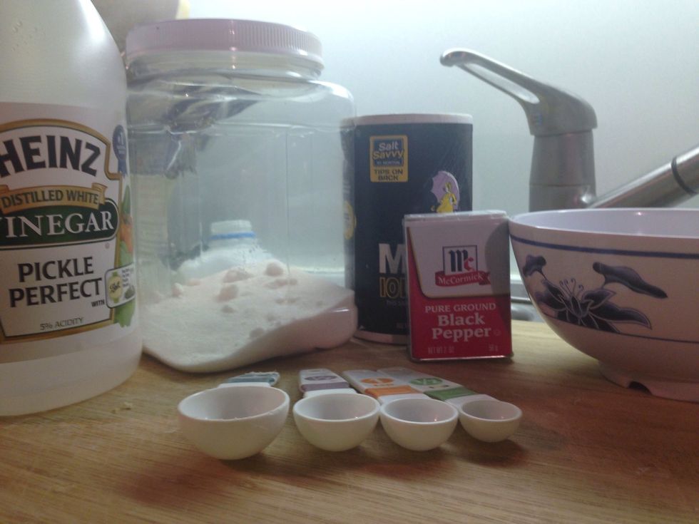 Here are the ingredients needed for the dressing.