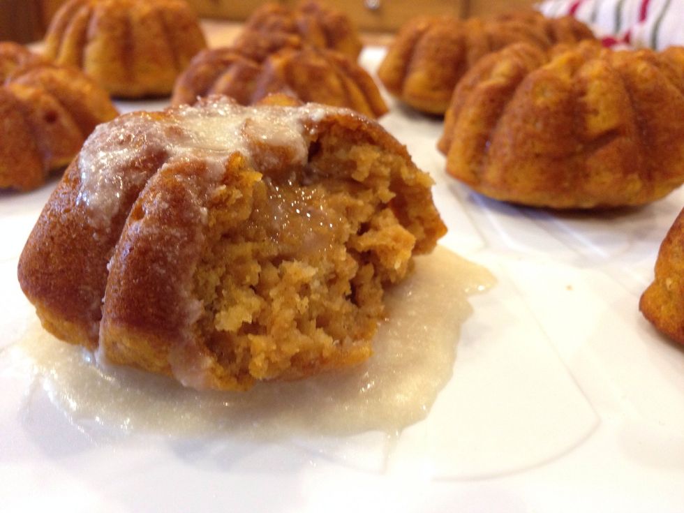 Here are the little babies with maple glaze.. Yumm!!!