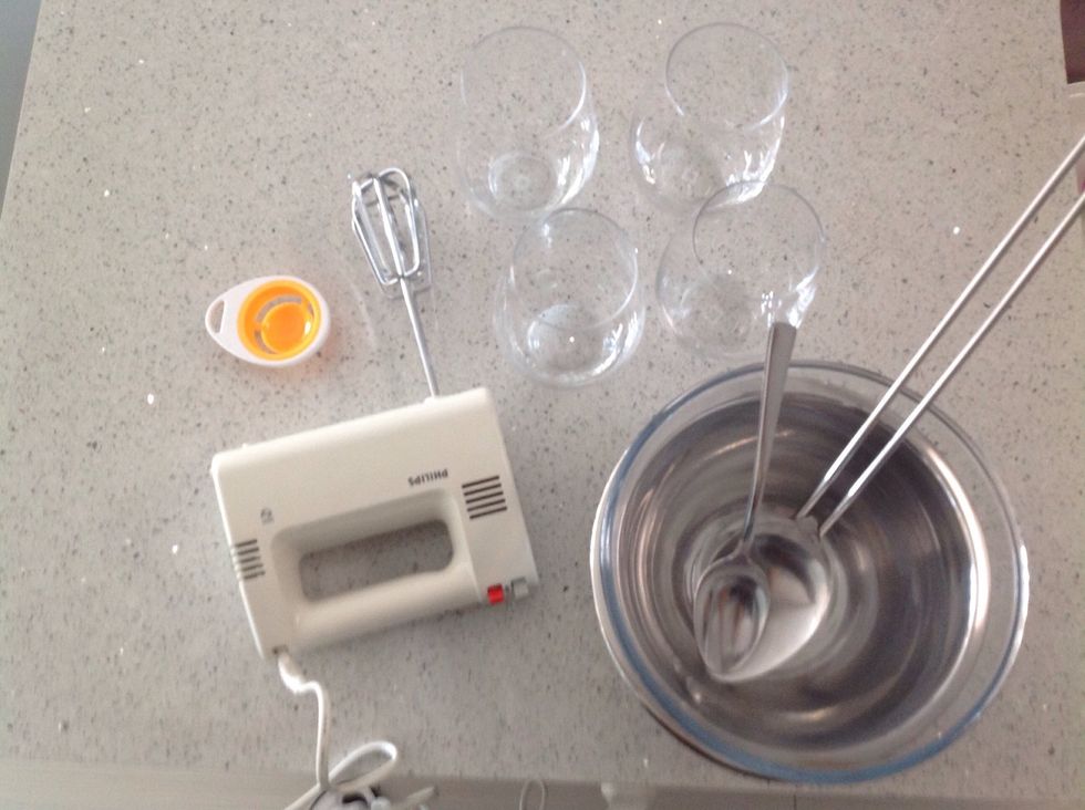 Here are the utensils and equipment you will need to produce this dessert.