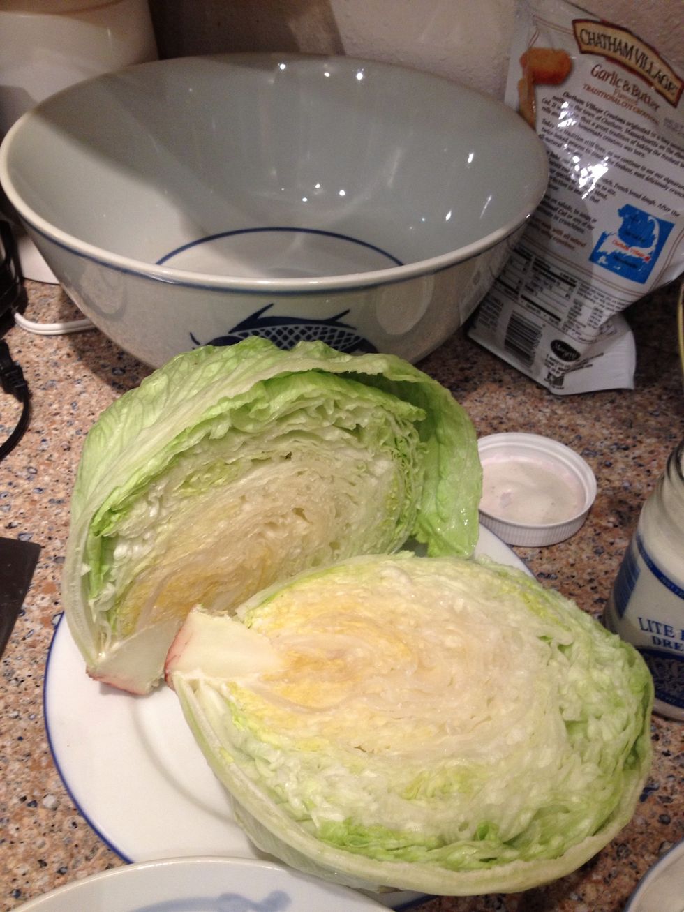 Here are the wedges, but they need to be trimmed a little more.