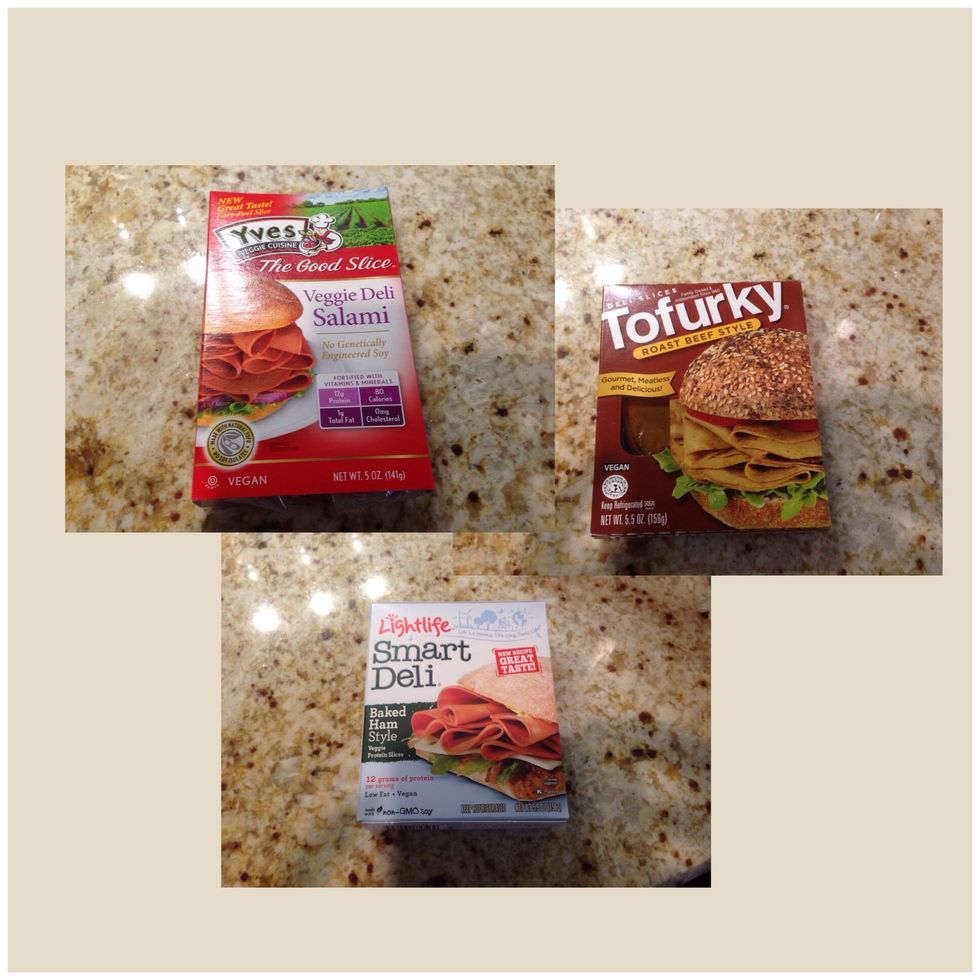 Here are various veggie meats that can be found at Whole Foods store. (Target also carries some of these.)