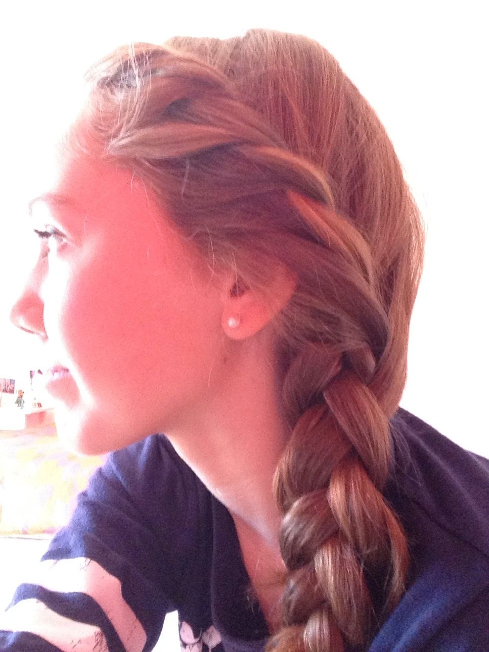 Here from the side...