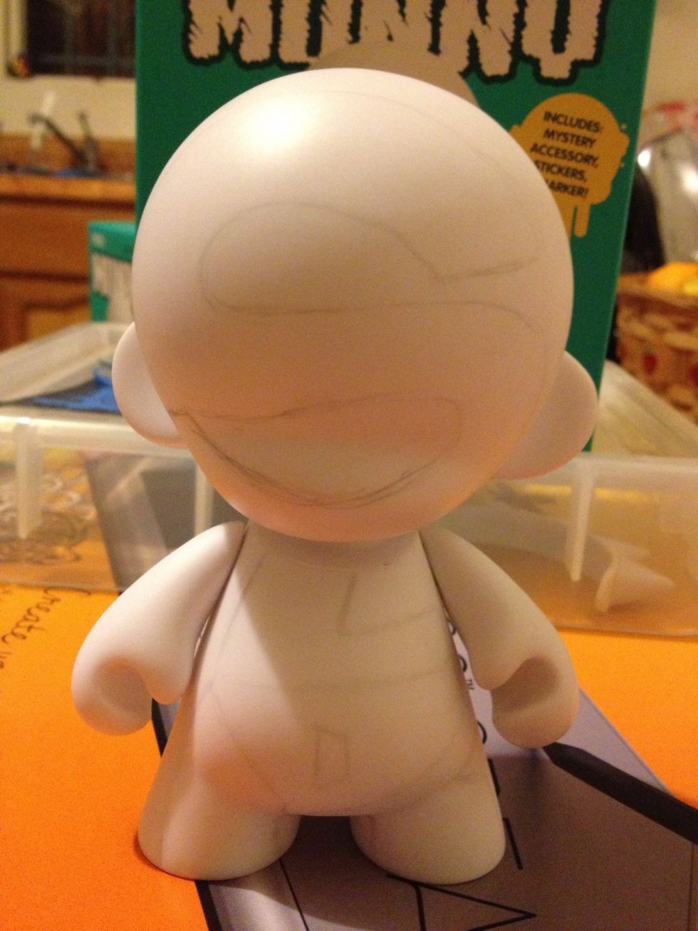 Here he is put back together.