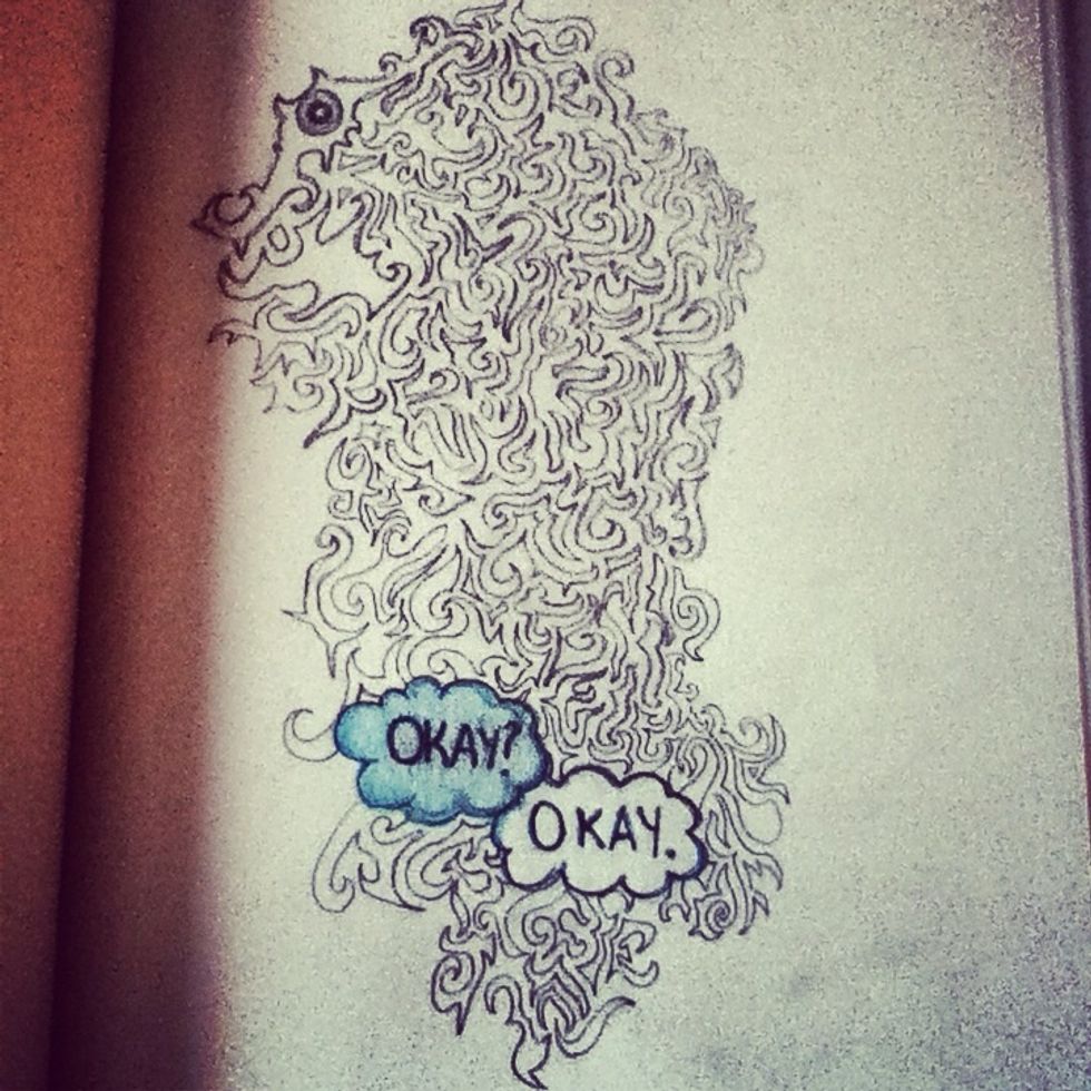 Here I added a quote from "The Faults in our Stars". I isn't required to add text however.