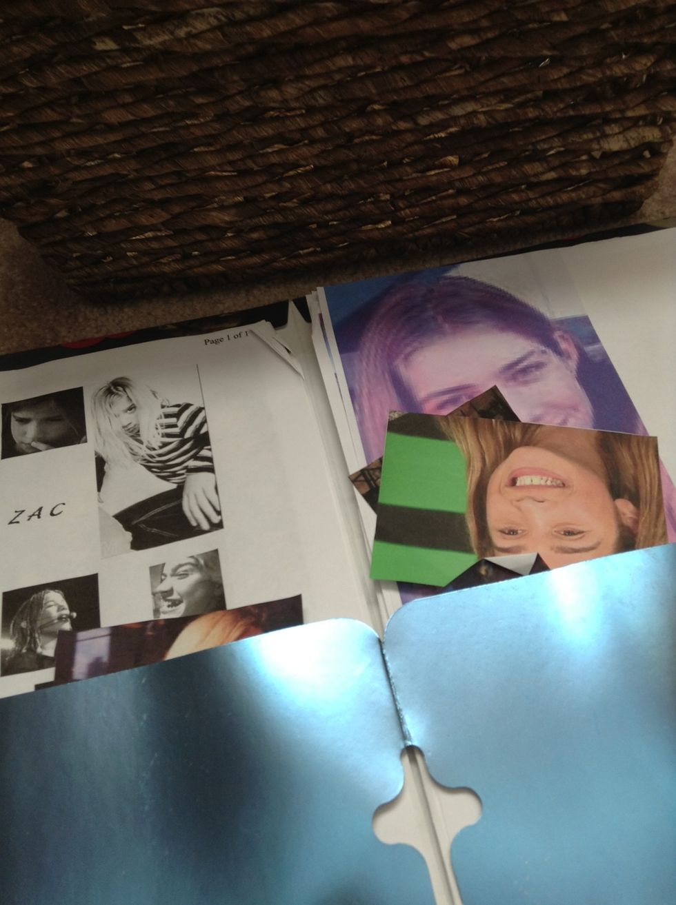 Here, I have a folder full of Pictures and collages of Hanson.