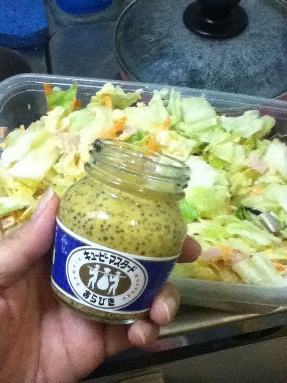 Here I have seeded mustard. Add some.