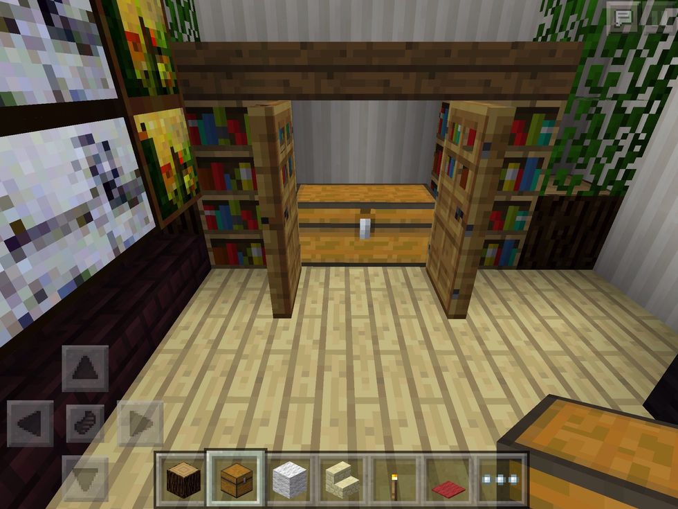 Here, I've added a little cupboard to store things. Again, if you aren't sure on how to place the doors, just ask or check out my guide on building a kitchen!