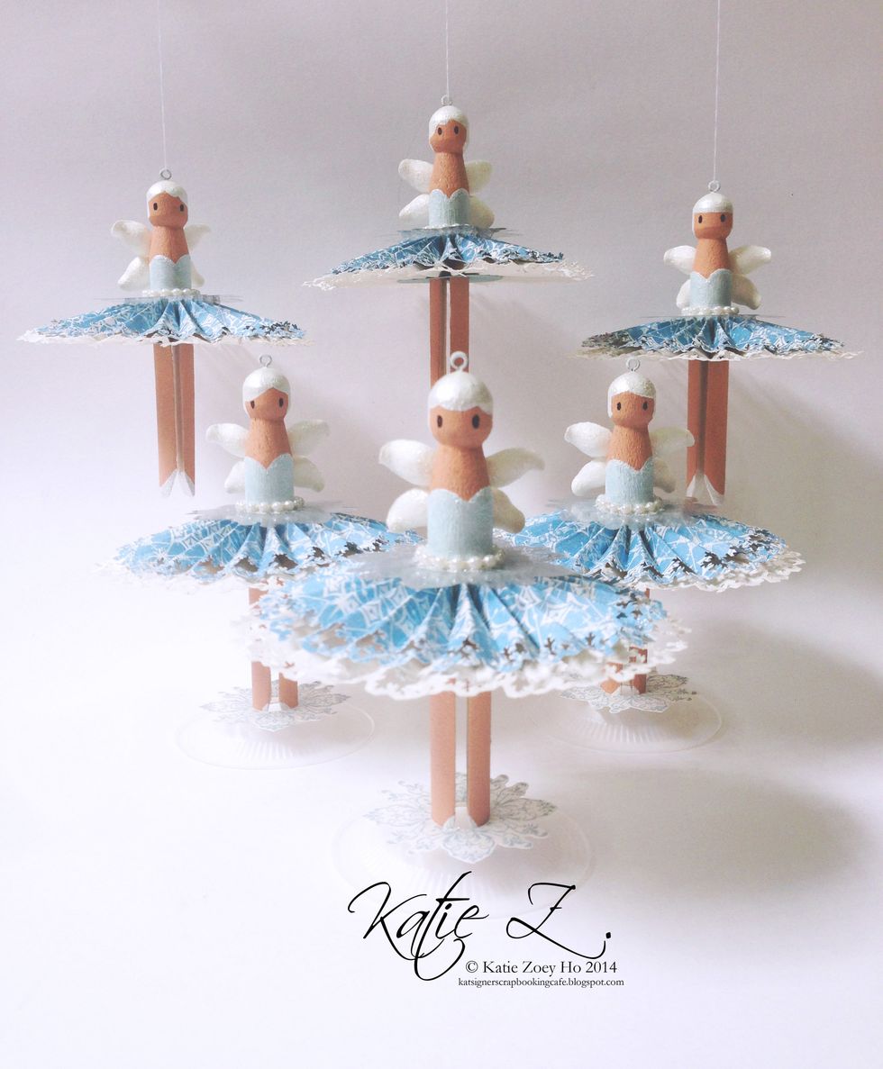 Here is a ensemble of fairies ready to waltz away this holiday... View their little performance here: http://youtu.be/HtYwbCGbcvo... Enjoy & Happy Crafting!!!