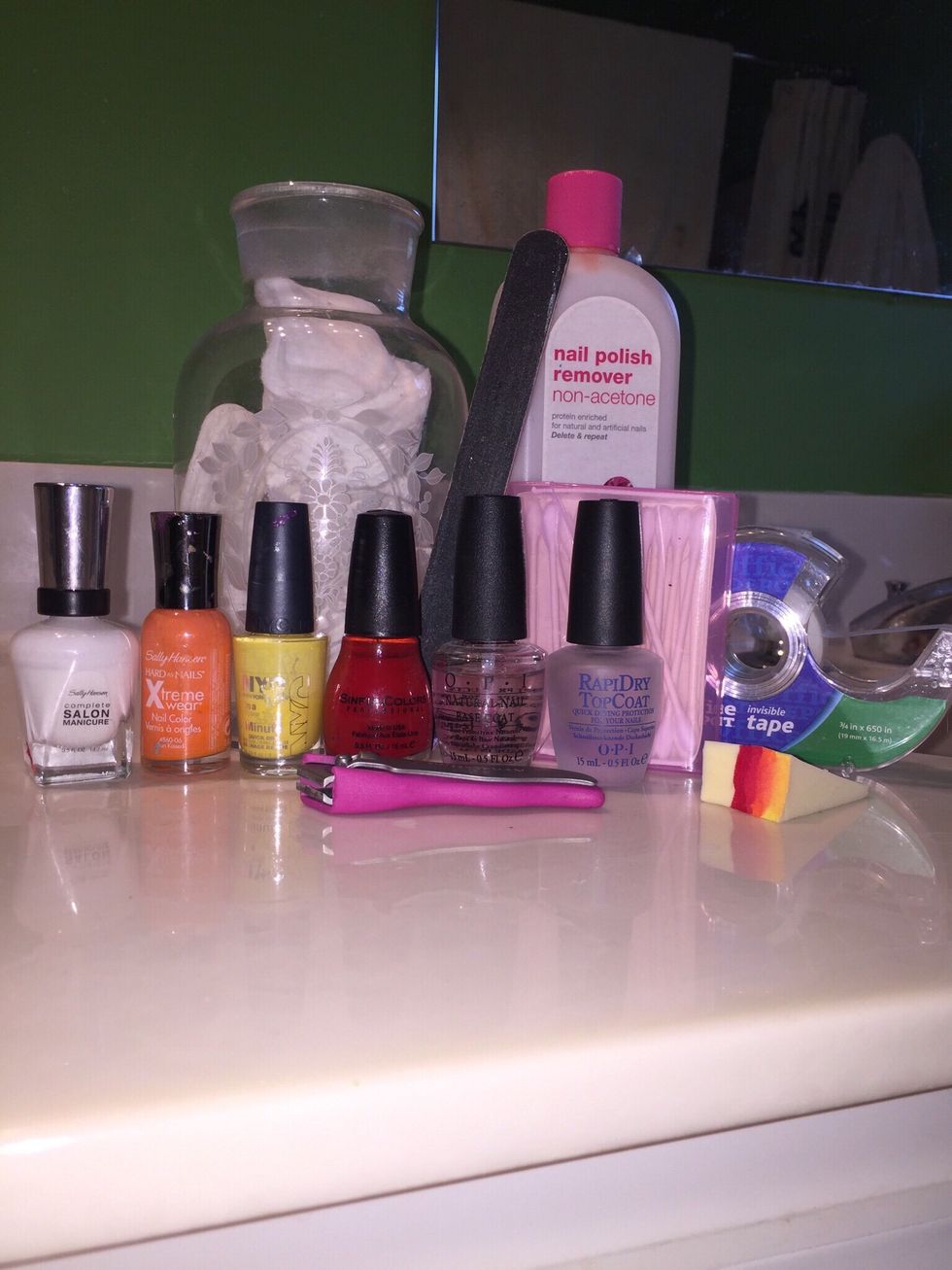 Here is a picture of the supplies I used.