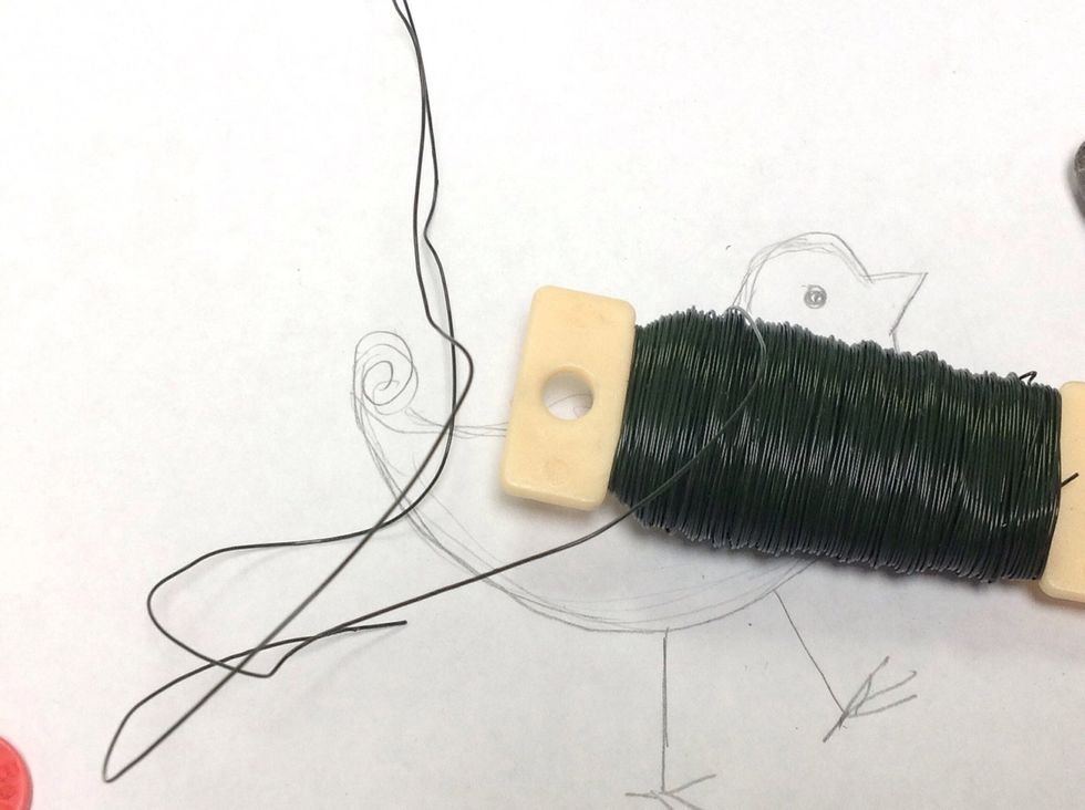 Here is a thinner wire I'm using, but you could probably use embroidery thread.