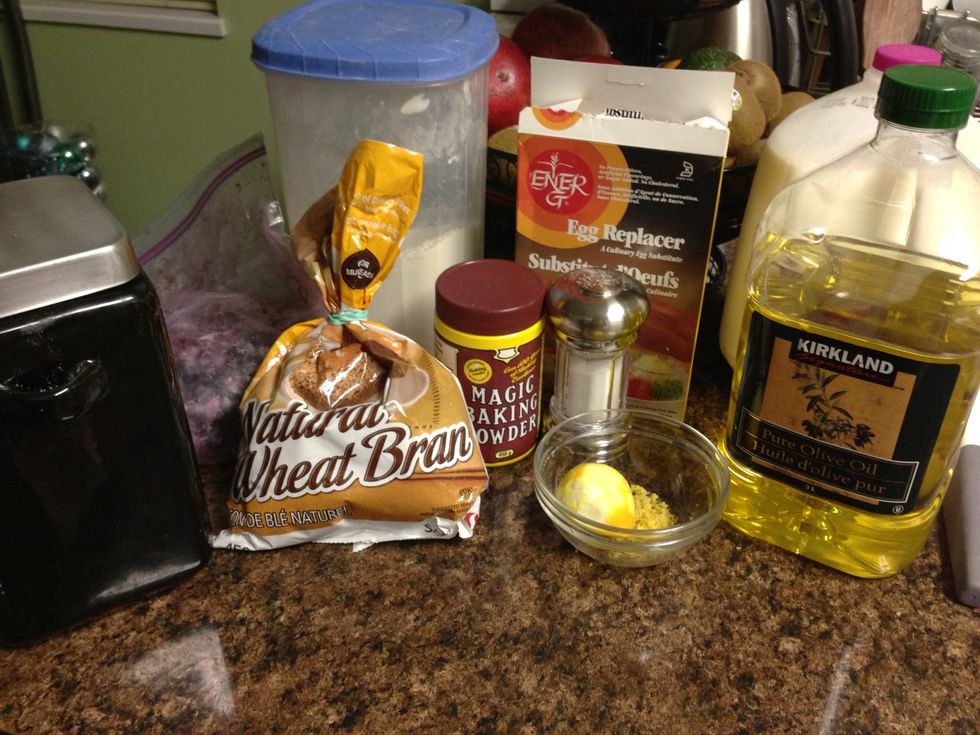 Here is a view of some of the ingredients.