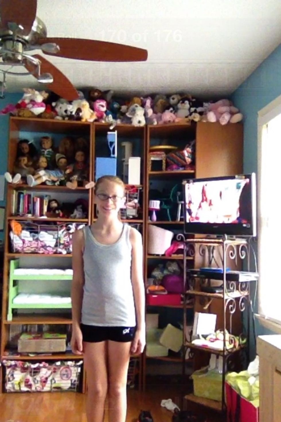 Here is an example a somewhat coach will let you wear. I layered a leotard under this tank and wore velour spandex.
