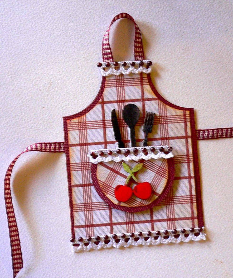 Here is another one that I created for a card. Those wooden Flourishes They are so cute !! Loving these little flourishes FL577 Cooking :)