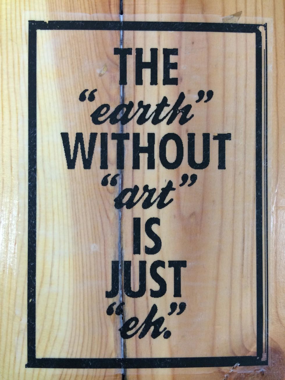 Here is how it looks on wood.