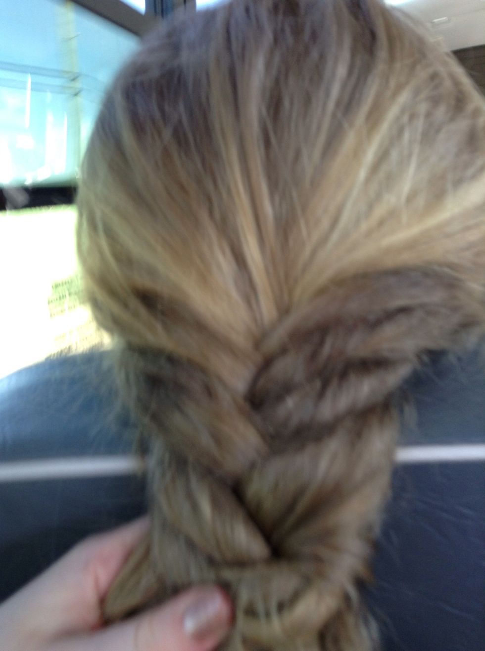 Here is how it looks when all the hair had been picked up...