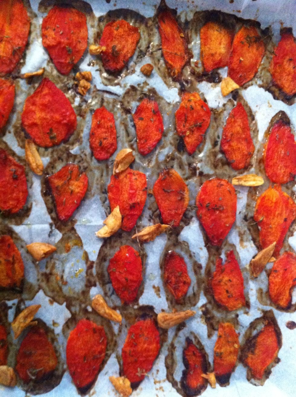 Here is how it supposed to look after 3 hours in the oven