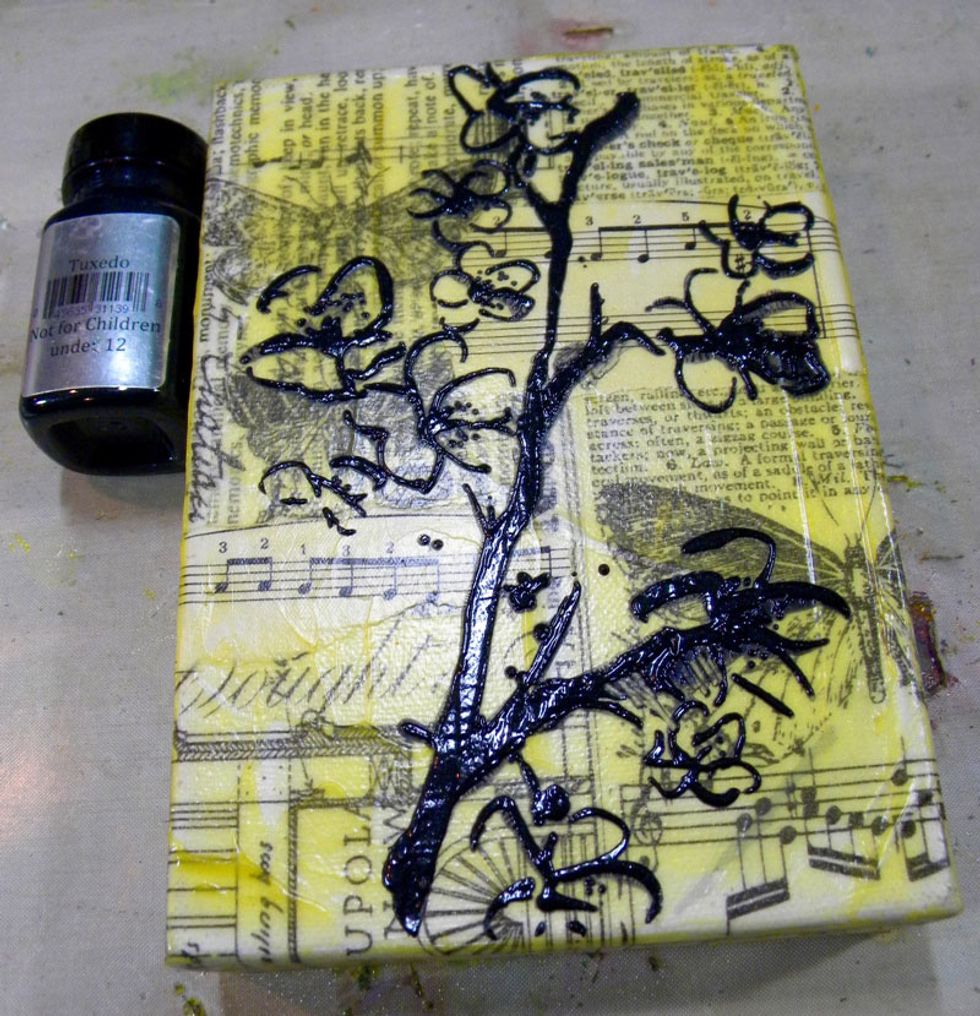 Here is how the canvas looks so far.