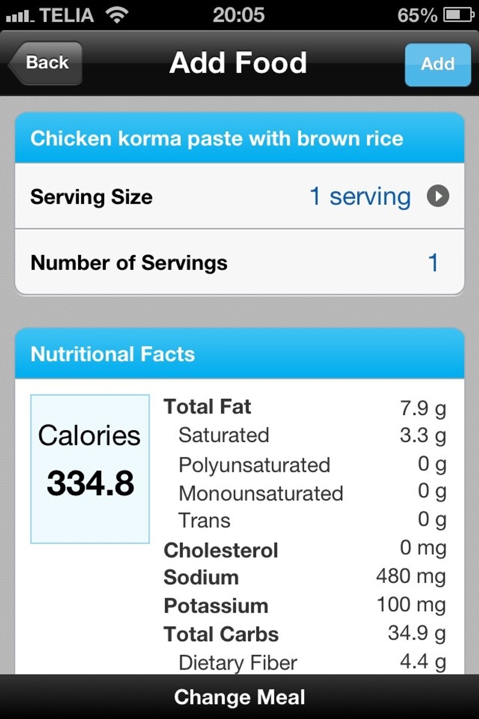 Here is my curry. 1 grilled chicken breast with 2 tsp korma curry paste & brown rice. If you still want that creamy texture add 1tbsp of fat free cream cheese for just 20 cals :). Check the values!