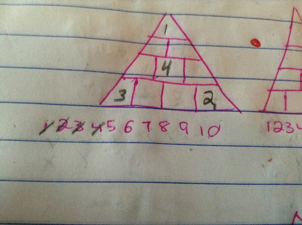 Here is my failed attempt. As you can see 5 had no place to go, no matter what space, it would have touched 4.