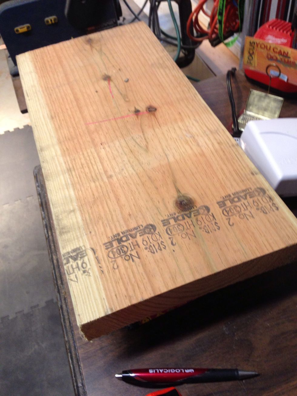 Here is my lumber, it can be scrap or exotic your choice. I went inexpensive this time till I get my design just right. Then I bust out with some exotic wood.