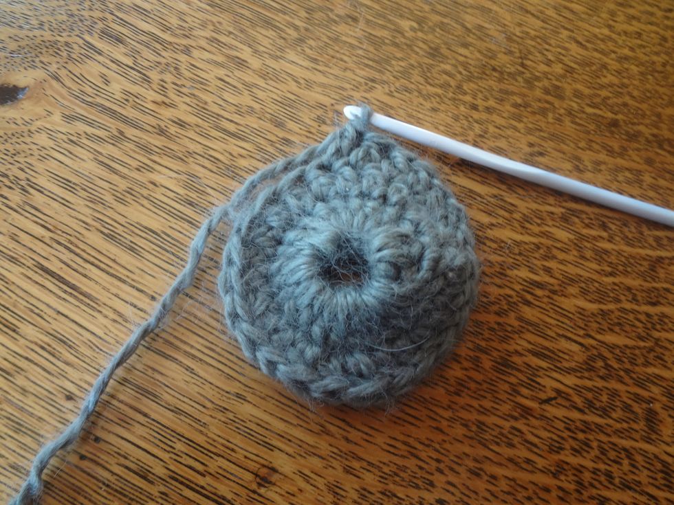 Here is my partially completed, potential hat / potholder.
