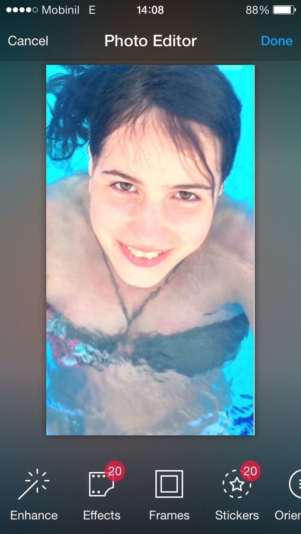 Here is my picture it is not so white