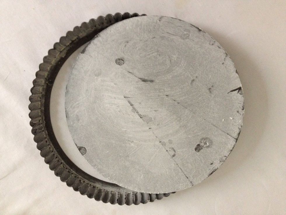 Here is my tart mould. It is non stick. Yet, I still use the butter- flour method. I take no chances lol. But it is your choice