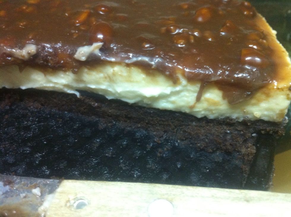 here is one i did with oreo and snikers