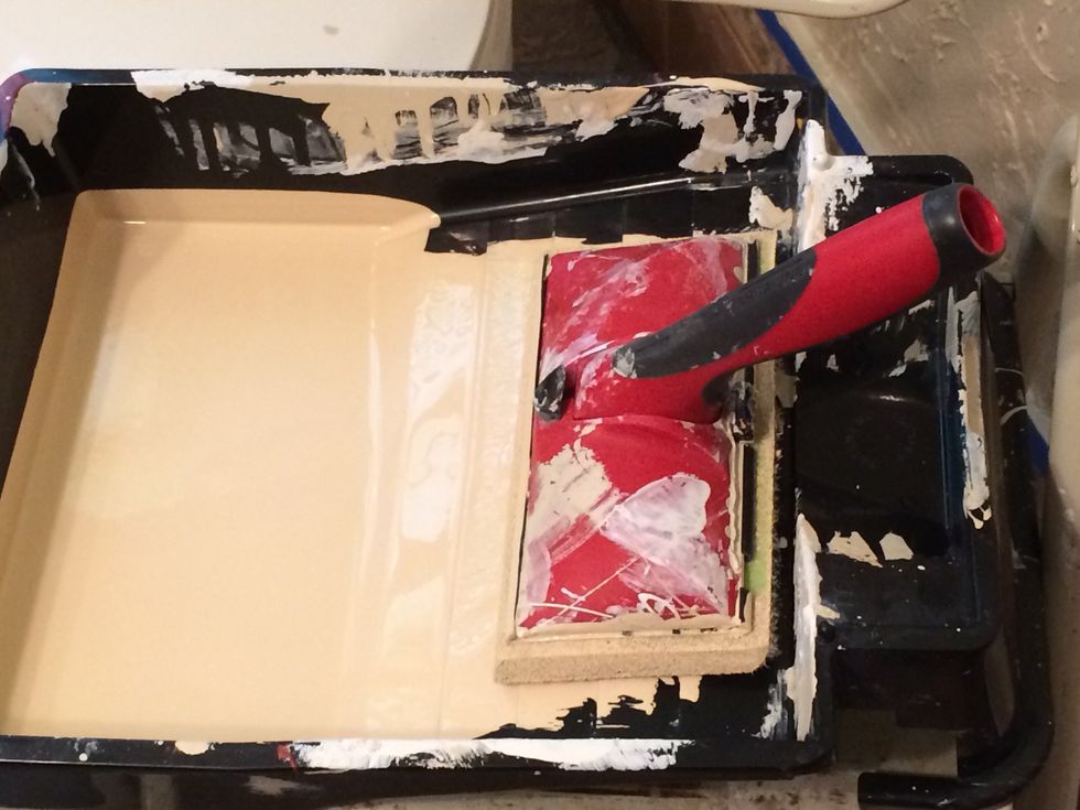 Here is the brush thingy that I really like to use on walls. I clean and reuse these a lot. You can buy replacement pads as well.