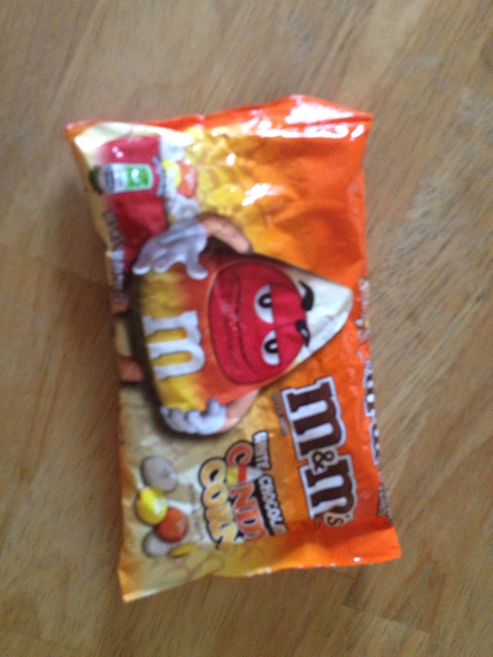 Here is the candy I used as the "surprise"!!!!\ud83d\ude04 These candy were quit big, but I was able to fit 3. Which was find with me because candy corn only has 3 colors. But if you want more use smaller one.
