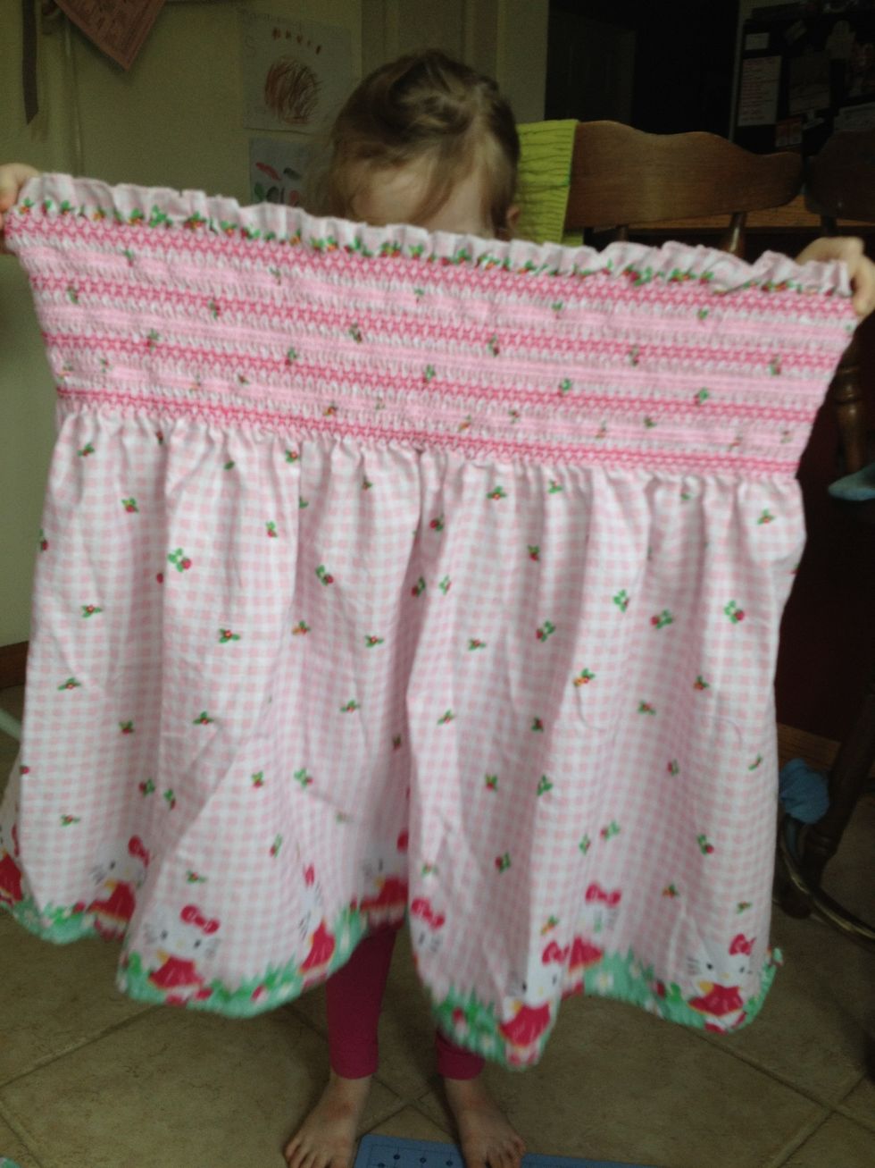 Here is the cut piece