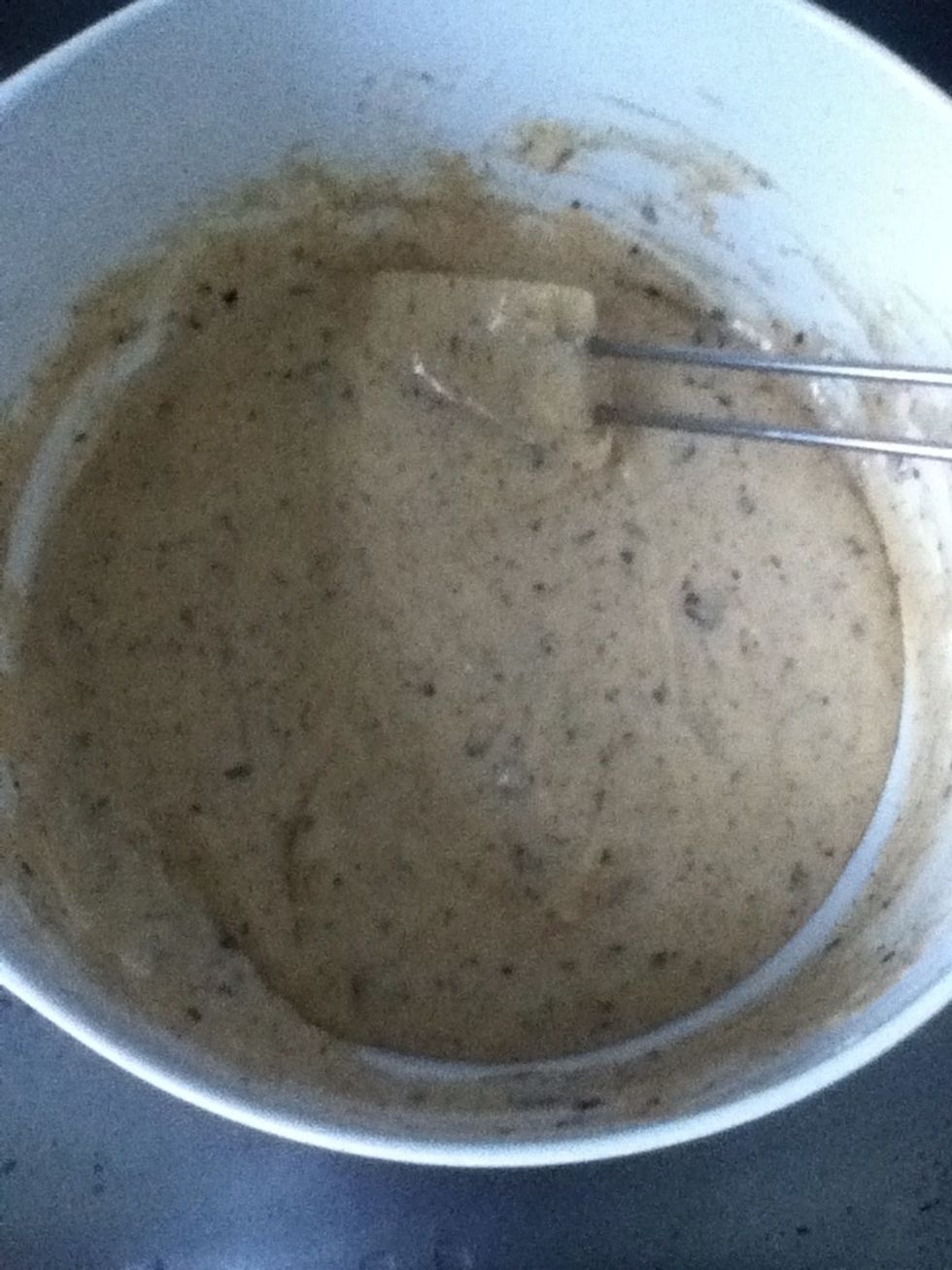 Here is the done batter!