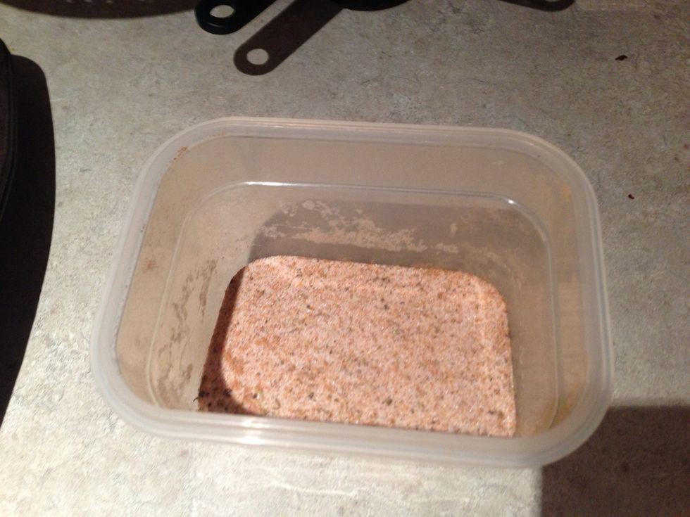 Here is the Essence combined with the additional sugar, salt and cayenne.